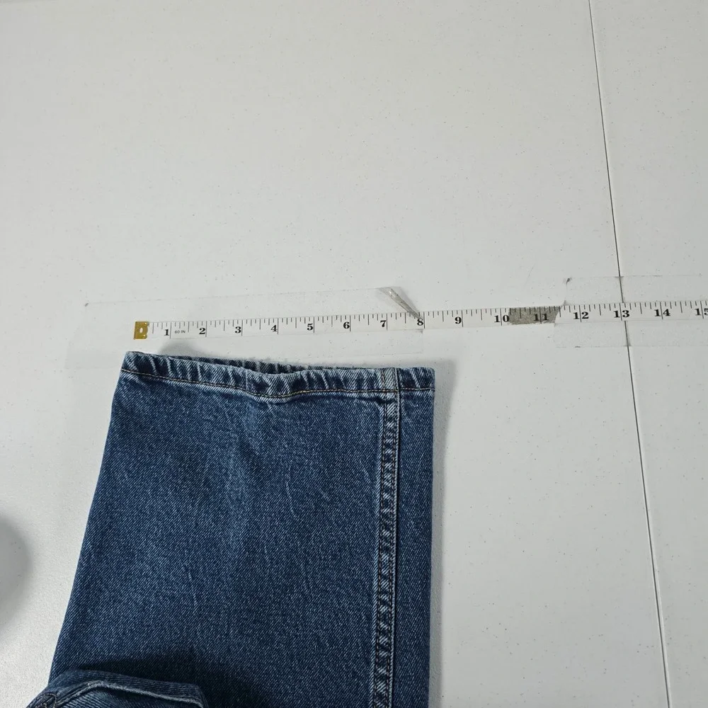 Lee Workwear Mens Blue Carpenter Jeans Straight Leg Utility Pants 36x30 2030